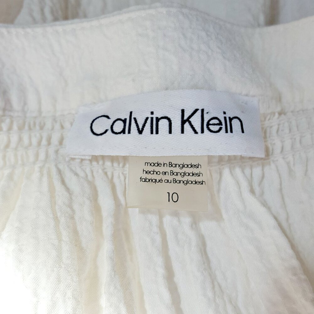 NWOT! BOHO Gauze DRESS Calvin KLEIN - Picture 2 of 5